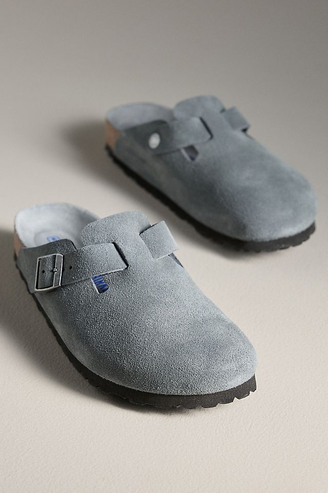 Anthropologie Birkenstock Boston Soft Footbed Clogs
