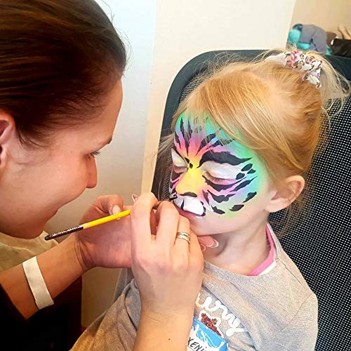 Amazon UCANBE Face Body Paint Oil, Professional 15 Colors FX Makeup Palette- Non Toxic Hypoallergenic Safe Facepaint for Halloween, Cosplay Costumes, Parties and Festivals
