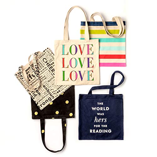 Kate Spade New York Canvas Tote Bag with Interior Pocket
