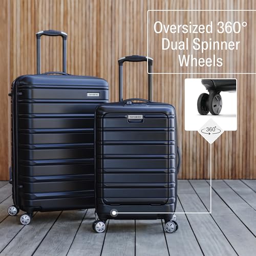 Amazon Samsonite Omni 2 Hardside Expandable Luggage with Spinner Wheels, 3-Piece Set (19/24/28), Lagoon Blue