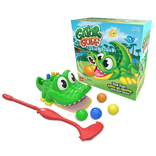 Clip coupon Gator Golf - Putt The Ball into The Gator's Mouth to Score Game by Goliath, Single, Gator Golf, 27 x 27 x 12.5 cm for age 3+ years