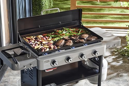 Amazon Weber 36" Gas Griddle, 4 Burner, Black