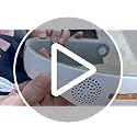 Amazon OLV Neck Fan 4 Turbo 6000mAh Portable 360 Cooling Airflow Bladeless USB Rechargeable Neck Fan with 3 Speeds Adjustment for Outdoor Travel Indoor - Black