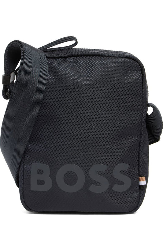 BOSS Logo Ripstop Recycled Polyester Crossbody Bag