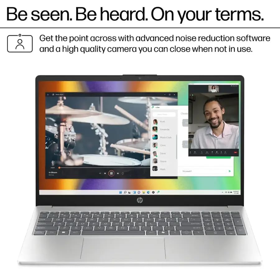 Amazon HP Flagship 15.6 Touchscreen Laptop Computer - w/MS Office Lifetime • Intel 13th Gen Core i3 (Up to 4.5GHz) • HD Touch Display • for Business & Student • AI Copilot • Win 11 Pro (32GB RAM | 1TB SSD)