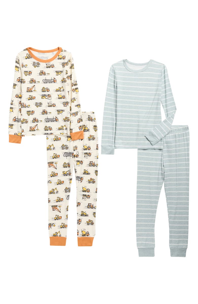 SLEEP ON IT Kids' Construction 4-Piece Pajamas