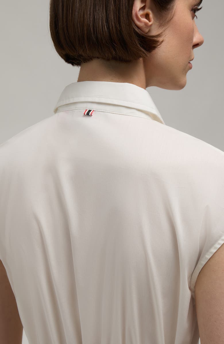 Hunter Midi Button Down Embroideried Shirt Dress