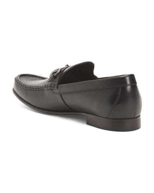 VINCE CAMUTO Men's Leather Loafer With Bit