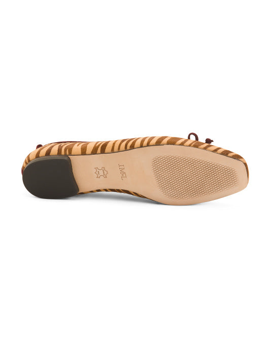 J. MCLAUGHLIN Leather Anastasia Flats