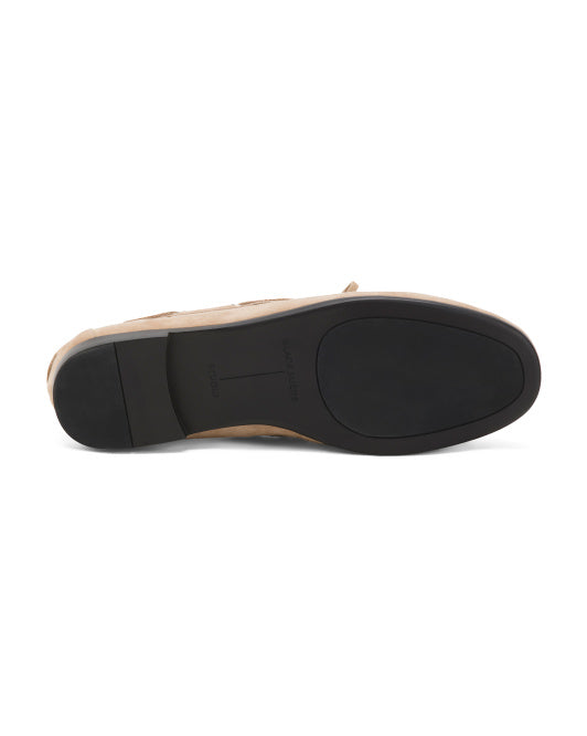 BLACK SUEDE STUDIO Suede Davy Boat Shoes