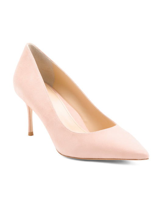 MARION PARKE Made In Brazil Suede Classic 70 Pumps