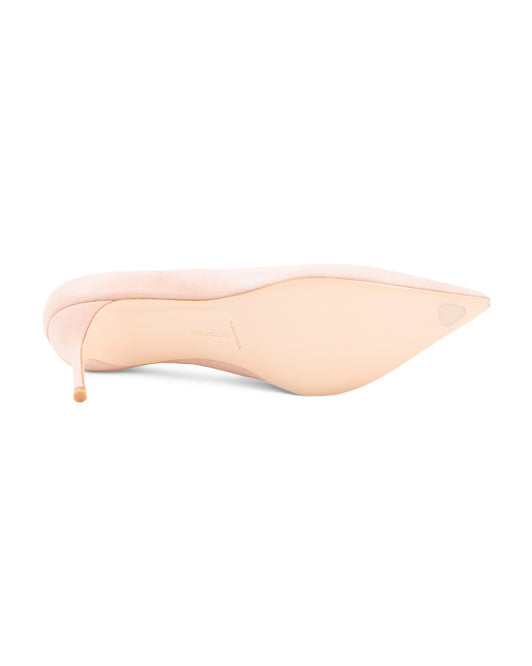 MARION PARKE Made In Brazil Suede Classic 70 Pumps