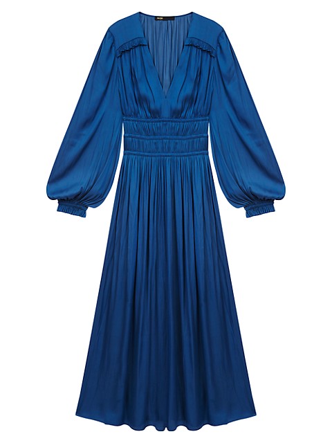 Riannette Satin Maxi Dress image number NaN