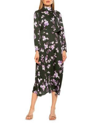 Alexia Admor
Brooklyn Satin Fit-&-Flare Midi Dress