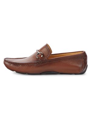 Saks Fifth Avenue
Pebbled Leather Bit Driving Loafers