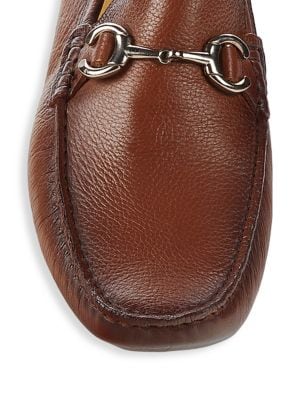 Saks Fifth Avenue
Pebbled Leather Bit Driving Loafers