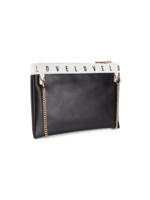 Love Moschino
Logo-Adorned Faux Leather Shoulder Bag