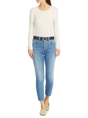 Valentino by Mario Valentino
Giusy Logo Leather Belt