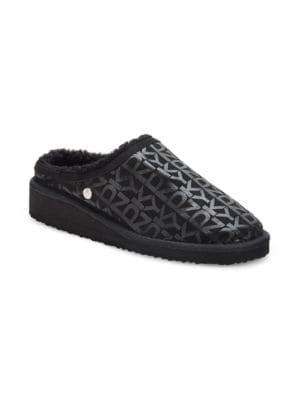 DKNY
Willie Logo Faux Shearling Slippers