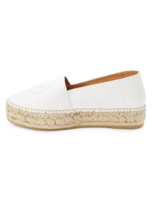 Valentino by Mario Valentino
Jessi Logo Leather Espadrilles