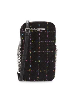 Karl Lagerfeld Paris
Karolina Checked-Pattern Crossbody Bag