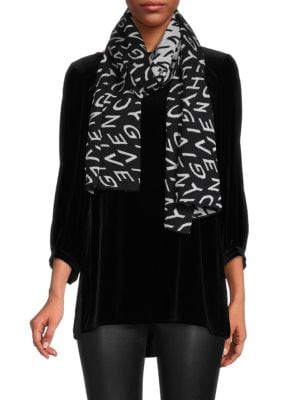 Givenchy
Logo Print Wool Blend Scarf