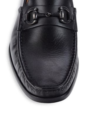 Massimo Matteo
Moc Toe Leather Bit Loafers