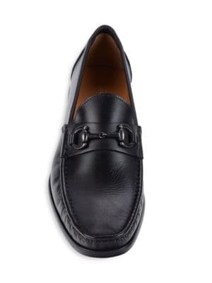 Massimo Matteo
Moc Toe Leather Bit Loafers