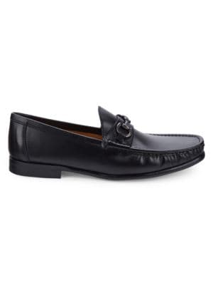 Massimo Matteo
Moc Toe Leather Bit Loafers