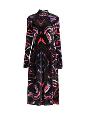 MARRISA WILSON NEW YORK
Abstract Velvet Midi Dress