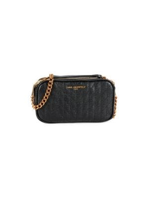 Karl Lagerfeld Paris
Karolina Leather Quilted Shoulder Bag