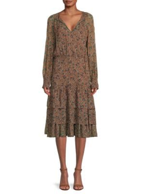 Veronica Beard
Floral Peasant Dress