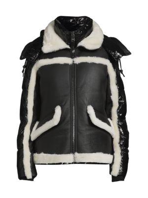 Pajar
3-In-1 Shearling Mixed Media Puffer Jacket