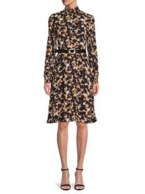 Donna Karan
Shirred Belted A Line Dress