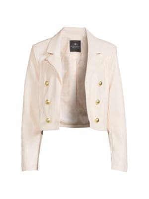 Bagatelle
Faux Leather Blazer