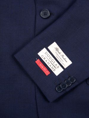 DOUGLAS & GRAHAME
Slim Fit Textured Wool Blazer