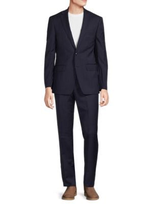 Calvin Klein
Slim Fit Crosshatch Wool Blend Suit