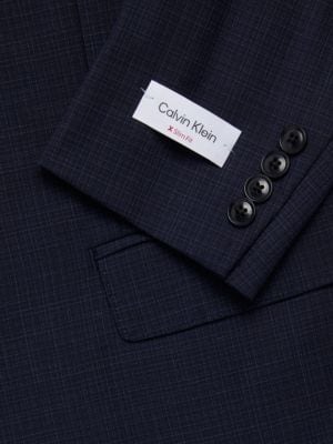 Calvin Klein
Slim Fit Crosshatch Wool Blend Suit