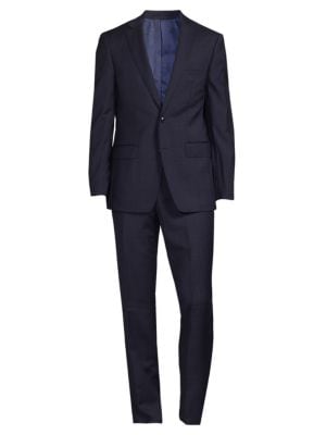 Calvin Klein
Slim Fit Crosshatch Wool Blend Suit