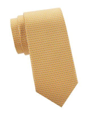 Salvatore Ferragamo
Pencil Pattern Silk Tie
