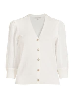 Wdny
Faux Pearl Button Cardigan
