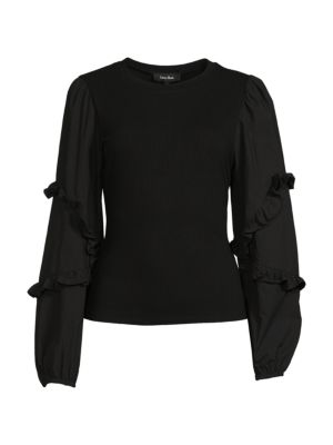Lea & Viola
Ruffle Sleeve Top