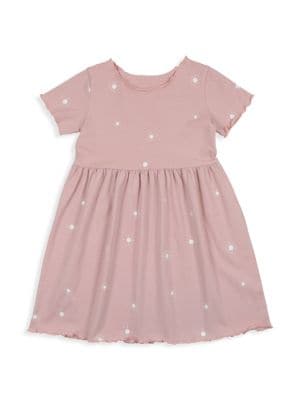 Pouf
Little Girl's & Girl's Floral Short-Sleeve Dress