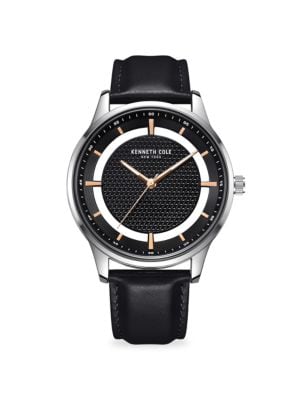 Kenneth Cole New York
Transparency 45MM Stainless Steel & Leather Strap Watch