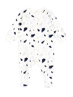 Firsts by Petit Lem
Baby Boy's Terrazo Print Footie