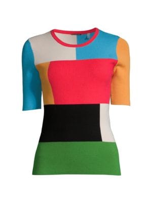 Tahari
Colorblock Fitted Sweater