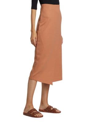 Vince
Stretch Cotton Overlap Skirt