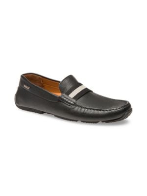 Bally
Pearce Pebbled Leather Driving Loafers
