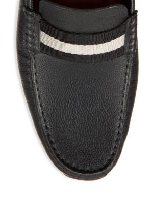 Bally
Pearce Pebbled Leather Driving Loafers