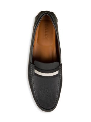 Bally
Pearce Pebbled Leather Driving Loafers